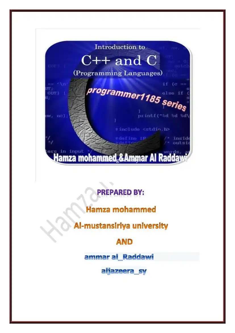 programmer1185 series general examples in c and c++