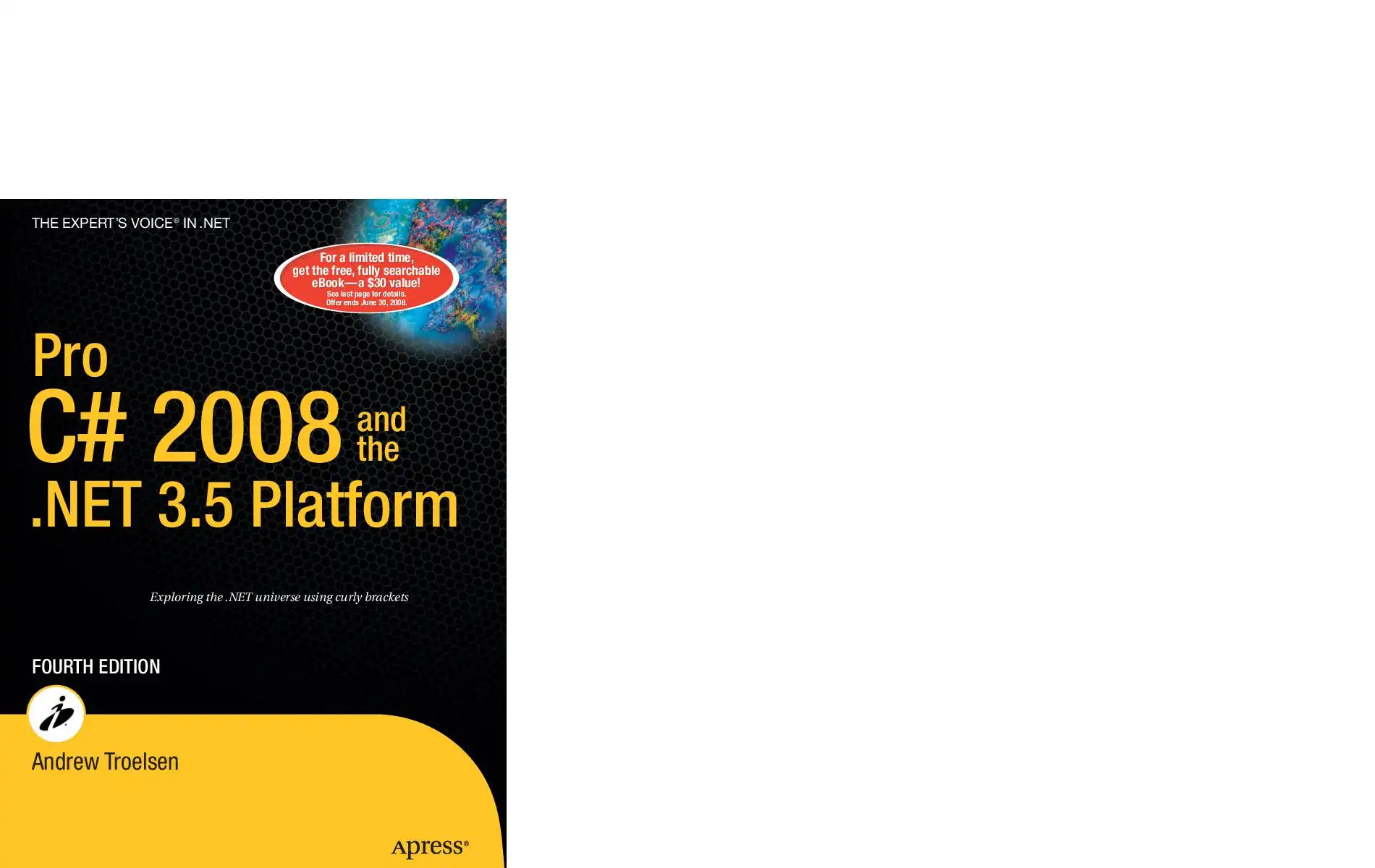 [book] [en] Pro C Sharp 2008 and the NET 3.5 Platform Fourth Edition