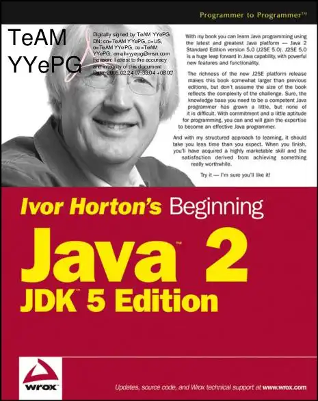 Beginning Java 5 Edition